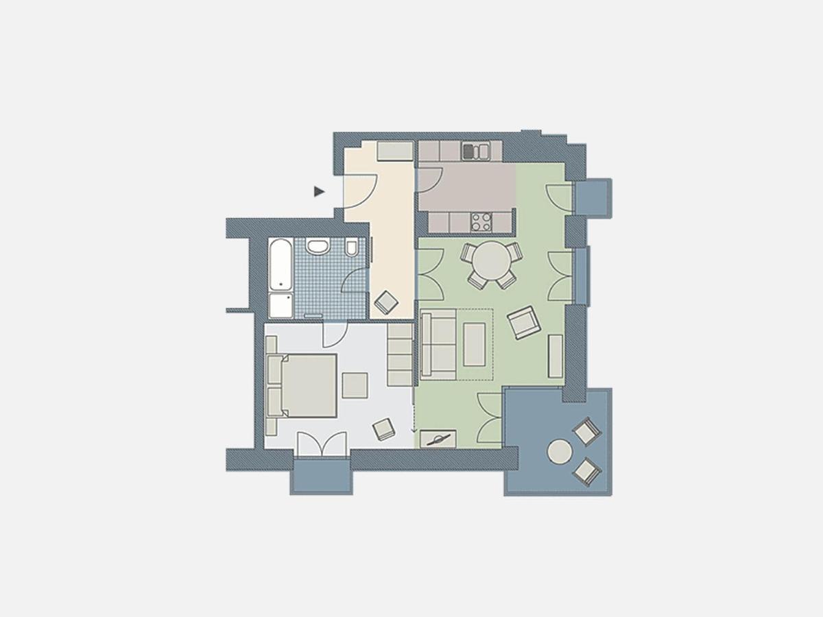Kaiservillen Heringsdorf - Ferienwohnung Mit 1 Schlafzimmer Und Balkon D211 Dış mekan fotoğraf